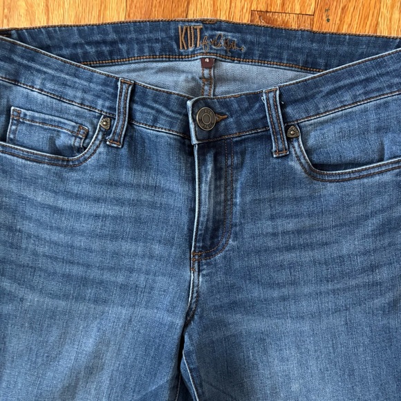 Kut from the Kloth Women’s Blue Denim Jeans Waist 31in Straight Leg - Picture 3 of 4